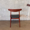 Set of 4 Danish Modern Bruno Hansen Chairs, Henning Kaernulf Made in Denmark