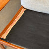 Mid Century Modern British Lounge Chair in New Sherpa Fabric
