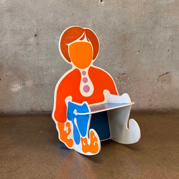 Vintage Groovy Kids Rocking Chair