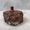 Vintage Turned Wood Weed Pot