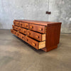 Vintage Low Teak Dresser