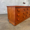 Vintage Low Teak Dresser