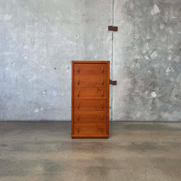 Vintage Tall Teak Dresser