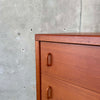Vintage Tall Teak Dresser