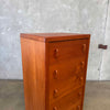 Vintage Tall Teak Dresser