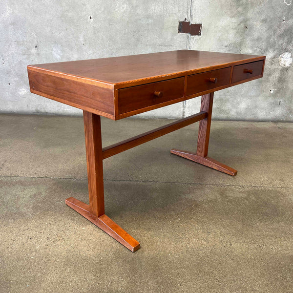 Mid Century Pedestal Desk C. 1970's
