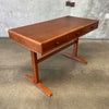 Mid Century Pedestal Desk C. 1970's
