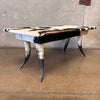 Cowhide & Horn Coffee Table