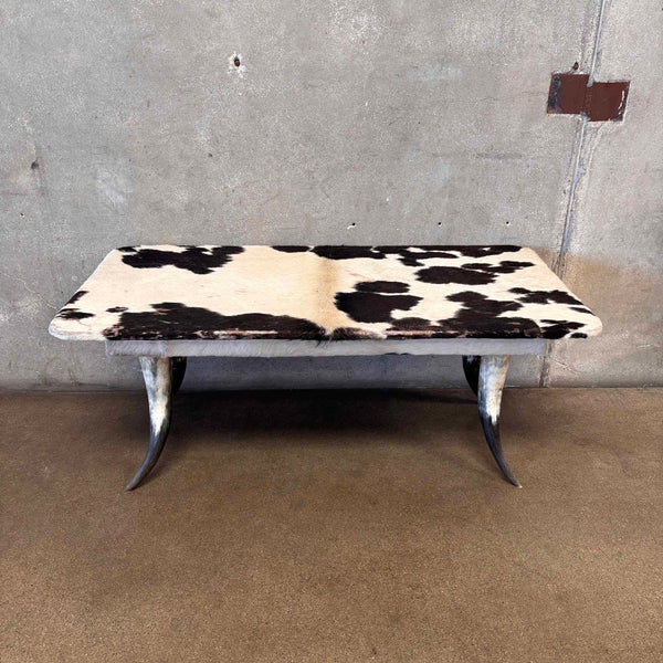 Cowhide & Horn Coffee Table