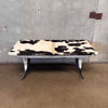 Cowhide & Horn Coffee Table