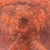 Angel Pazmino Leather Mid Century Modern Coffee Table C. 1969
