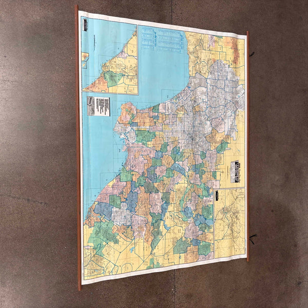 LA / Orange County Map 1988 Thomas Guide