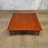 Large Scale Teak Moreddi Coffee Table - Denmark C. 1960