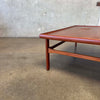 Large Scale Teak Moreddi Coffee Table - Denmark C. 1960