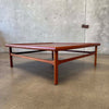 Large Scale Teak Moreddi Coffee Table - Denmark C. 1960