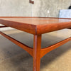 Large Scale Teak Moreddi Coffee Table - Denmark C. 1960