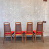Mid Century Danish Modern Rhythm Series Walnut Dining Table & Six Chairs