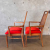Mid Century Danish Modern Rhythm Series Walnut Dining Table & Six Chairs