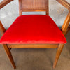 Mid Century Danish Modern Rhythm Series Walnut Dining Table & Six Chairs