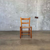 Vintage Raw Hide & Wood Chair