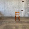 Vintage Raw Hide & Wood Chair