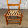 Vintage Raw Hide & Wood Chair