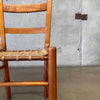 Vintage Raw Hide & Wood Chair