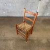Vintage Raw Hide & Wood Chair