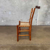 Vintage Raw Hide & Wood Chair