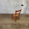 Vintage Raw Hide & Wood Chair
