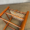 Vintage Raw Hide & Wood Chair