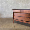 Mid Century Modern Walnut Dresser by Dixie