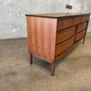 Mid Century Modern Walnut Dresser by Dixie