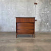Mid Century Modern Walnut Highboy Dresser by Dixie