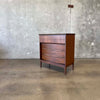 Mid Century Modern Walnut Highboy Dresser by Dixie