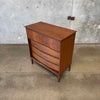 Mid Century Modern Walnut Highboy Dresser by Dixie