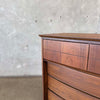 Mid Century Modern Walnut Highboy Dresser by Dixie