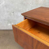 Mid Century Modern Walnut Highboy Dresser by Dixie