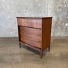 Mid Century Modern Walnut Highboy Dresser by Dixie