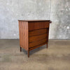 Mid Century Modern Walnut Highboy Dresser by Dixie