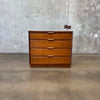 Mid Century Modern Walnut 4 Drawer Dresser by American of Martinsville