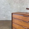 Mid Century Modern Walnut 4 Drawer Dresser by American of Martinsville