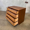 Mid Century Modern Walnut 4 Drawer Dresser by American of Martinsville