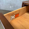 Mid Century Modern Walnut 4 Drawer Dresser by American of Martinsville