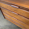 Mid Century Modern Walnut 4 Drawer Dresser by American of Martinsville