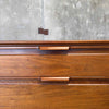 Mid Century Modern Walnut 4 Drawer Dresser by American of Martinsville