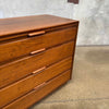 Mid Century Modern Walnut 4 Drawer Dresser by American of Martinsville