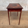Antique Inlaid Mahogany Writing Desk/ Table