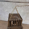 Large Mid Century Pendant Lamp w/ Planter