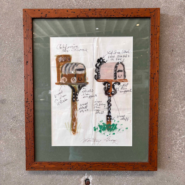 Monterey Furniture George Mason Original Artwork - Mailboxes